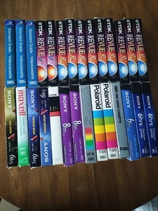 Vintage VHS Tape Lot 28 – Home Recordings of News, Sports, Movies – Mixed Brands - Picture 1 of 3