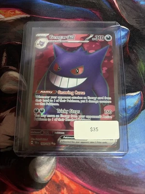 Pokémon TCG Gengar EX Temporal Forces Ultra Rare Card 193/162 Near Mint - Image 1 of 2