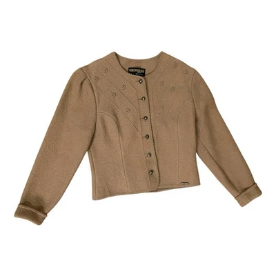 De colección Geiger Tirol Austria Camel Tostado Lana Hervida Para Mujer EU 38 US 8 Clásico Foto 1 de 4