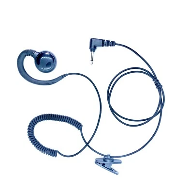 Hytera 3.5 mm Radio Listen Only C Shape Inline Swivel Style Earpiece TC600 TC700 - Image 1 of 4