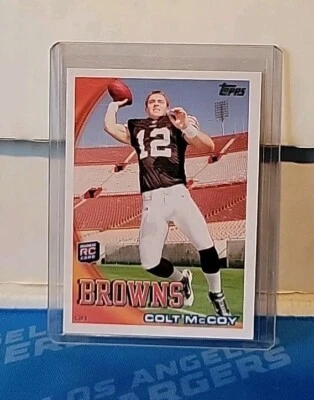 COLT McCOY 2010 Topps SSP No Helmet Variation Rookie RC SP - Image 1 of 2