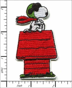 2 Peanuts Cartoon Snoopy Flying ACE gestickte Bügelbild Patches 3,25" - Bild 1 von 1