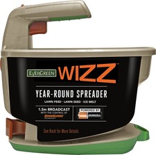 EVERGREEN WIZZ YEAR ROUND GARDEN HANDHELD BATTERY OPERATED SPREADER SPREADER