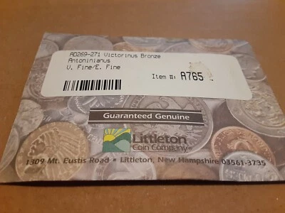 AD269-271 Victorinus Bronze Antoninianus VF/ExF Littleton - Image 1 of 3