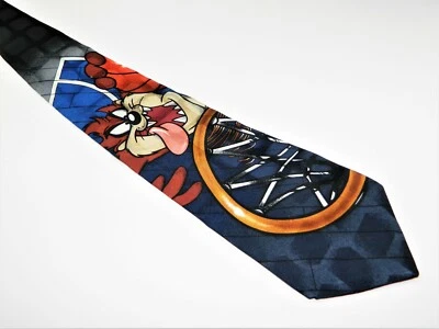 Corbata para hombre Looney Tunes MANIA 1996 TAZ BALONCESTO SLAM Dunk tazmania  Foto 1 de 3