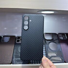 Bulletproof Genuine Carbon Fiber Aramid Case For Samsung S24 Ultra Back Cover