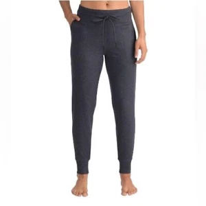 Lole Damen Large grau Relaxed Fit Freizeit hohe Taille Freizeit Knöchel Jogginghose - Bild 1 von 9