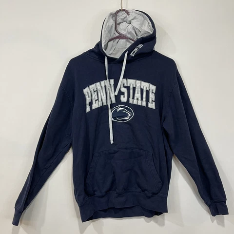 Colosseum Penn State Nittany Lions Sweat Shirt Mens M Blue White Hoodie Cover