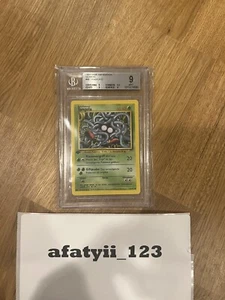 Pokemon Base Set German (Tangela) 1st Edition BGS 9 Mint - Picture 1 of 2