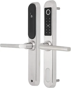 Glass Door Lock, Waterproof Adjustable Doorknob Smart Door Lock for Sliding Door - Picture 1 of 12