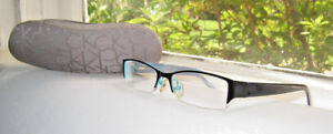 IYF Pam 004 blk/toro Eyelglass Frame 52-16-140 In Your Face Half Rim Black Blue