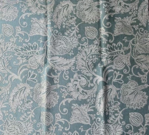 Kravet Light Blue Damask Fabric Remnant 24" - Picture 1 of 4