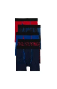 Athletic Works Boys Boxer Briefs 5 Pk Multicolor Performance  Medium 8  - Picture 1 of 8