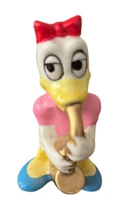 Vintage Daisy Duck Walt Disney Saxophone Figurine Japan - Picture 1 of 8