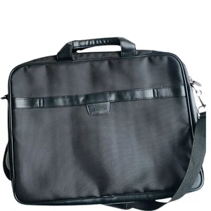 Kenneth Cole Reaction R Tech Black Laptop Bag Case Briefcase Messenger NWOT - Picture 1 of 7