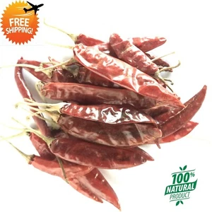 Red Chilies Dried Pods Ceylon Spice 100% Organic 100g Kitchen Pantry Paprika  - Picture 1 of 6