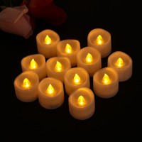 12x Flameless LED Candle Battery Operated Tea Light Flickering Celebration Party