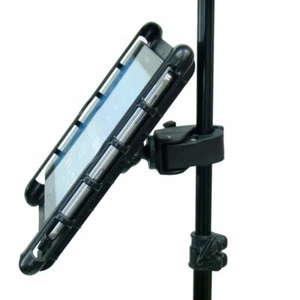 Tough Clamp Music Microphone Gig Stand Mount for Samsung Galaxy Tab PRO - Picture 1 of 8