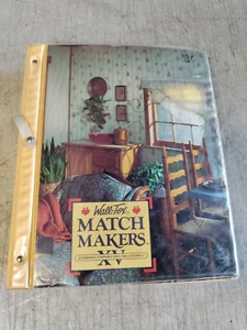 Vintage 1985 Wall-Tex Vinyl Fabric Wall Paper Coverings Sample Catalog Book - Picture 1 of 18