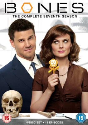 Bones: The Complete Seventh Season DVD (2012) David Boreanaz cert 15 4 discs - Image 1 of 2