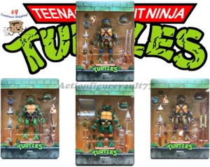 SUPER 7 Ninja Turtles TMNT Ultimates LEONARDO Raphael MICHELANGELO Donatello - Picture 1 of 12