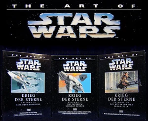 THE ART OF STAR WARS Episoden IV bis VI - 3 Hardcover Bücher Großformat 23x30,5 - Bild 1 von 7
