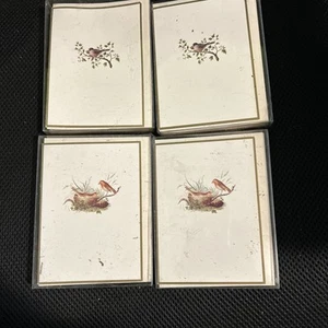 Menge 4 Packungen Die Portmeirion Sammlung Susan Williams - Ellis Vögel Notizkarten - Bild 1 von 5