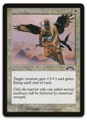 Angelic Blessing #2 (NM) Exodus EXO Magic MTG - Image 1 of 2