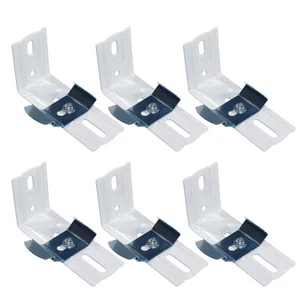 Vertical Blind L Bracket 6 Pcs Vertical Blind Bracket Clips for Vertical Blin... - Picture 1 of 8