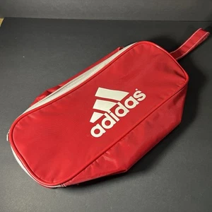 Adidas Santiago II Vintage 90's Shoe Cleat Zip Up Spell Out Bag - Picture 1 of 7