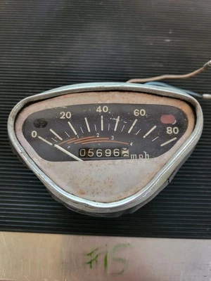 Honda S90 Super 90 1968 velocímetro Denso velocímetro funciona Foto 1 de 4