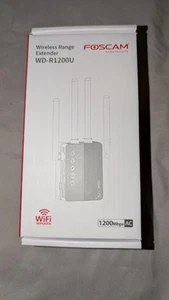 Foscam WD-R1200U WiFi Range Extender, WiFi Repeater, Signal Booster 1200Mbps - Zdjęcie 1 z 4