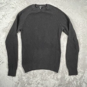 Todd Snyder Sweater Mens Small Gray Recycled Yarn Raglan Knit Pullover - Picture 1 of 5