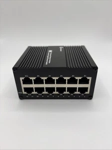 12 Ports Gigabit Mini Ethernet Switch Unmanaged Energy Efficient Black - Picture 1 of 5