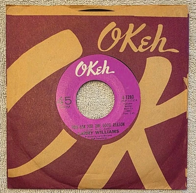 LARRY WILLIAMS You Ask/I Am The One OKEH 7" Single Vinyl Record Vintage RARE - Image 1 of 4
