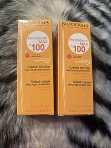 Protector solar Bioderma Photoderm Max SPF 100 40 ml caducidad 4/28 paquete de 2 - Imagen 1 de 3