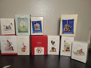 Hallmark Keepsake Marjolein Bastin Lot of 10 Ornaments Garden Birds 2003-2021 - Picture 1 of 15