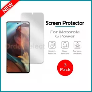 3-Pack LCD Ultra Clear HD Screen Protector for Phone Motorola Moto G Power 2024 - Picture 1 of 4