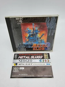 Neo Geo Cd Metal Slug 2 USA Used Spine Card Very Very Rare - Picture 1 of 6