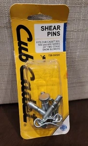 Cub Cadet Cub 2X Scherstifte SetPasst 300/500/600 Serie zweistufige Schneefräsen - Bild 1 von 2