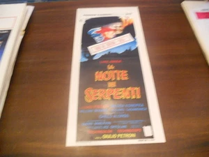 LOCANDINA ORIGINALE LA NOTTE DEI SERPENTI LUKE ASKEW MAGDA KONOPKA 1970 - Picture 1 of 1