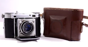 VINTAGE CERTO SUPER DOLLINA II 35MM RANGEFINDER CAMERA WITH CASE WORKING 1951 - Picture 1 of 9