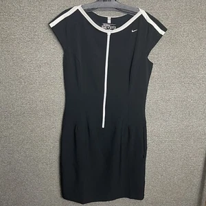 Nike Golf Tour Premium Black Dri-Fit Dress Womens Sz 8 Medium Pockets Active - Picture 1 of 12