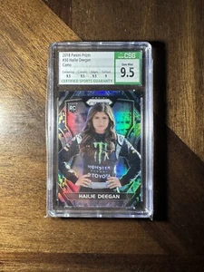 2018 Hailie Deegan RC Camo CSG 9.5 Prizm  RARE #30 - Picture 1 of 2