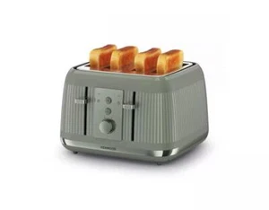 KENWOOD 4 Slice Dusk Toaster - Green, Wide Slots, Adjustable Browning - Picture 1 of 1
