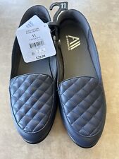 Aerosoles Quilted Navy Ballet Shoes Size 11 New