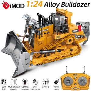 1/24 RC Bulldozer 9CH Construction Vehicle Engineering Vehicle Remote Control - Bild 1 von 15