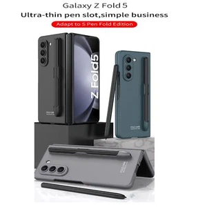 For Samsung Galaxy Z Fold 5 5G With Holder for S Pen Phone Hard Case Cover - Picture 1 of 17