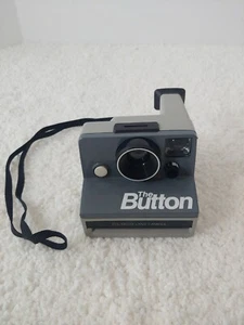 Polaroid The Button Land Instant Film Camera Retro Vintage Gray 1980s - Picture 1 of 6