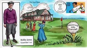 USPS FDC #2965 1995 32c Golf Limited Ed. Subscriber Only Collins Cachet ST2240 - Picture 1 of 4